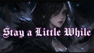Stay a Little While | A Tragic Fantasy Love Song (Lyrics Video)