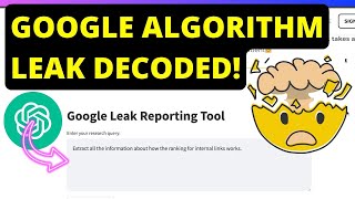 FREE AI SEO Tools to Decode Google's Algorithm Leak 🤯