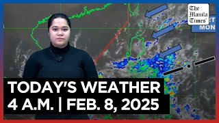 Today's Weather, 4 A.M. | Feb. 8, 2025