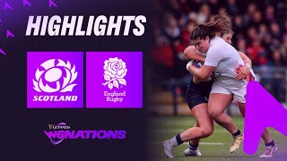 HIGHLIGHTS | SCOTLAND V ENGLAND | 2024 GUINNESS WOMEN’S SIX NATIONS RUGBY