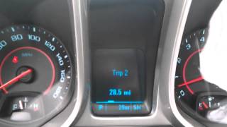 Chevy Camaro DIC, Trip & Fuel Info Menus