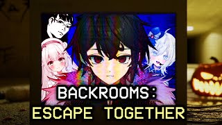 【Backrooms: Escape Together】＃２ 化け物をから逃げて、探索して、遊びつくす！【緋翠たゆ/はじめすみ/みずち/MUZU / Vtuber 】