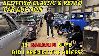 NOVEMBER 2024 - CLASSIC CAR BARGAINS I TRIED TO PRICE AT AUCTION - MORRIS LESLIE