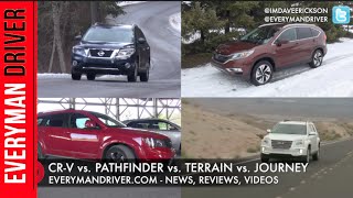 Which One? CR-V vs. Pathfinder vs. Terrain vs. Journey on Everyman Driver