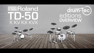Roland TD-50 electronic drums drum-tec edition kit upgrades overview