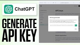 How to Get an OpenAI - ChatGPT API Key (2026)