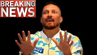 BREAKING NEWS ‼️ OLEKSANDR USYK STATES HE ONLY HAS 2 FIGHTS LEDT STARTED WITH PARKER/DUBOIS WINNER