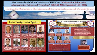 Day 3, 18th International Virtual Conference MSAST 2024, December 21-23, 2024