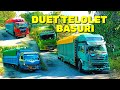 PERANG TELOLET BASURI!!simak empat truk adu telolet siapa paleng keren