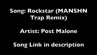 Post Malone - Rockstar (MANSHN Trap Remix) [Speed x1.5]