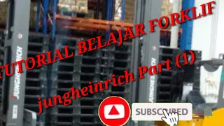 Tutorial belajar cepat forklif Reachtruck (rr)Jungheinrich part(1)