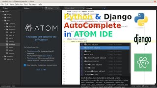 Atom IDE setup for python and django development | Python autocomplete in Atom IDE | Ubuntu | Linux