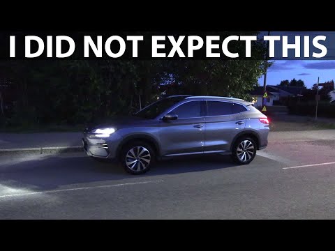 Byd Seal U Headlights Test Bjornnyland