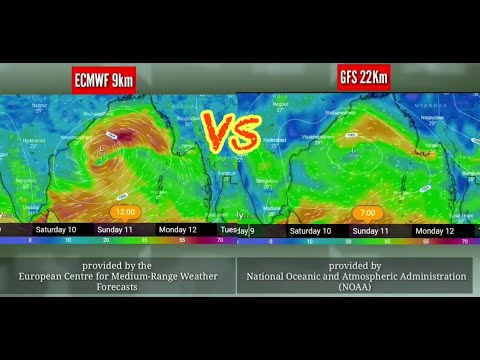 Comparison Between ECMWF Vs GFS - YouTube