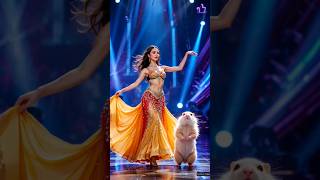 A Girl Merges with Cute Hamster on AGT 🐹✨ Unforgettable AGT Performance!