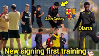 Inside training 🔥 New signing display in training today | Alan Godoy \u0026 Ibrahim Diarra.