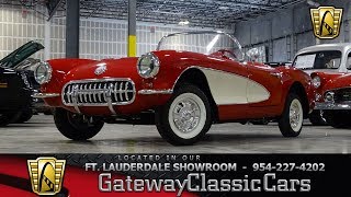 1956 Chevy Corvette (3D) Replica Mini Car Stock# 802-FTL www.gatewayclassiccars.com