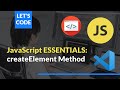 JavaScript DOM: The CreateElement Method