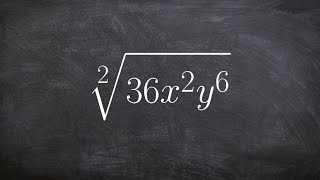 Simplifying a radical expression with use of absolute value symbols