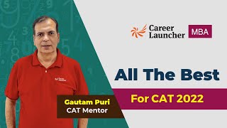 Last Minute Tips by GP Sir || CAT 2022 || Career Launcher