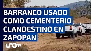 Concluye procesamiento de barranco usado como cementerio clandestino en Jalisco