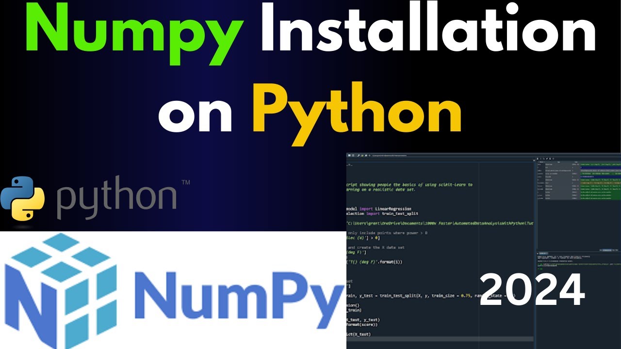How To Install Numpy On Python On Windows 10 11 Python Numpy Python