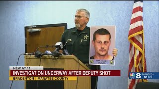 Man crashes into Bradenton nursing home, later shoots Manatee County deputy in arm, sheriff says
