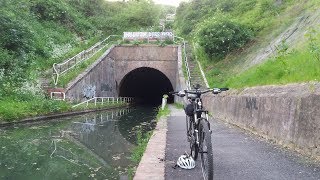 Cycling the Birmingham Canal to Wolverhampton.