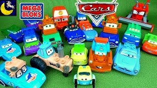 LOTS of Disney Cars Mix and Match Mega Bloks Toys Dinoco King Lightning Mcqueen Mater Toys and MORE!