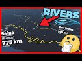 RIVERS Size Comparison ► 3D animation