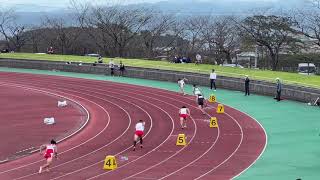 10/16 第6回九州学生陸上競技新人選手権大会　男子4×100mR決勝　前田→荒木→松尾→苑田　42秒48