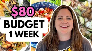Realistic Extreme Grocery Budget for $80 | How to Spend Less on Groceries