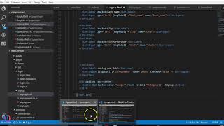 Ionic 3 firebase tutorial 14 create user signup form