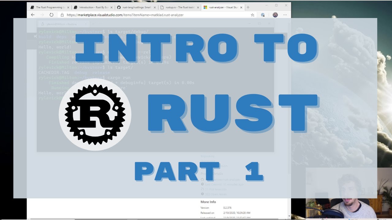 Introduction To Rust Part 1 Youtube