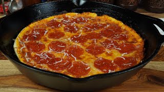 Pizza Done Easy In A Cast Iron Skillet