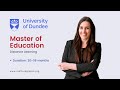 Master of Education | University of Dundee