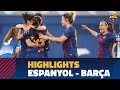 [HIGHLIGHTS] FUTBOL FEM (Liga): Espanyol - FC Barcelona (1-3)