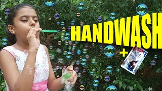 Bubbles at Home l घर पर बबल कैसे बनाए l How to Make Homemade Bubbles by Vrindas Basket