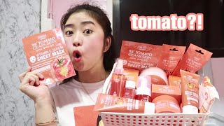 TOMATO GLASS SKIN WHOLE SET (Review + Laptop raffle) | Camille Romero