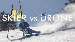 Skier vs Drone with Victor Muffat-Jeandet | Salomon TV