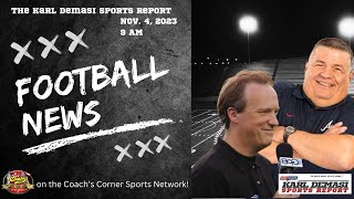 GHSA Football Playoff Bracketology Show with Jon Nelson on The Karl DeMasi Sports Report 11.04.23