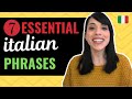 7 ESSENTIAL Italian Phrases for BEGINNER CONVERSATION