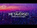 welcome u0026 introduction to “meet the metaverse” by asc chair matt gibbs