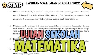 [PG] PREDIKSI UJIAN SEKOLAH MATEMATIKA SMP KELAS 9‼️ 2022