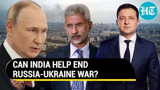 India to broker peace between Russia-Ukraine? Jaishankar on Modi govt's stand | HTLS 2022