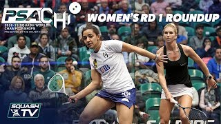 Squash: Women's Rd 1 Roundup - PSA World Championships 2018/19