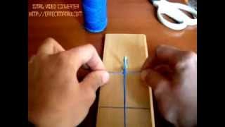 Tutorial macramè bracciale (nodo base)