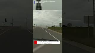 Car Goes Airborne
