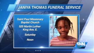 SNN: Funeral For Janiya Thomas On Nov 14