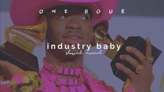 1 hour loop | lil nas x - industry baby (slowed + reverb)